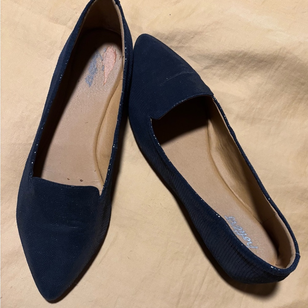 Trotters Dark Blue Women's Loafers